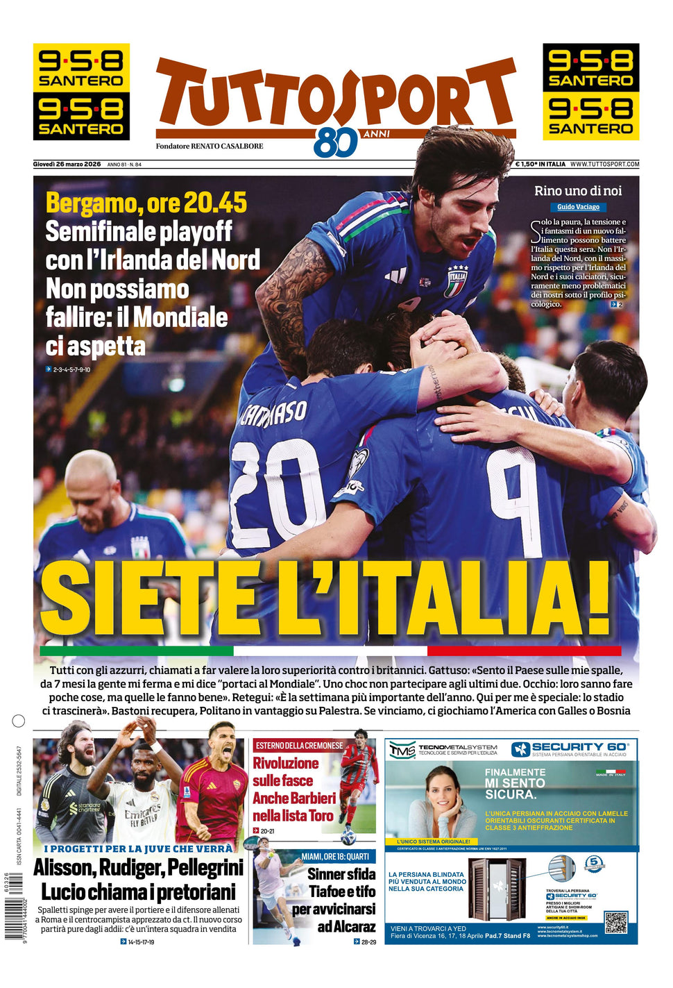 Nuovo TuttoSport - Nazionale - 30 Giorni bundle Full