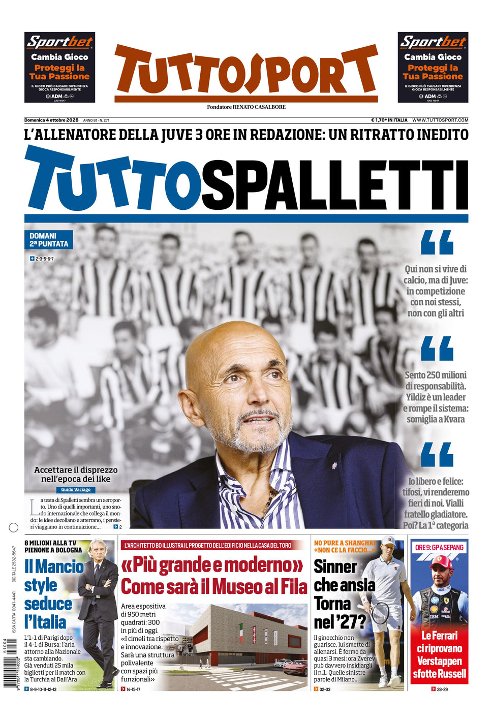 Nuovo TuttoSport - Nazionale - 30 Giorni bundle Full