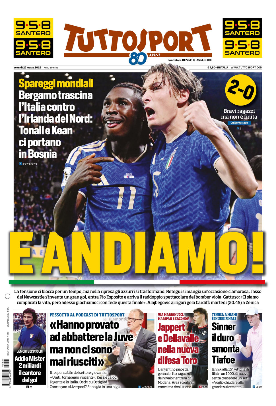 Nuovo TuttoSport - Nazionale - 30 Giorni bundle Full