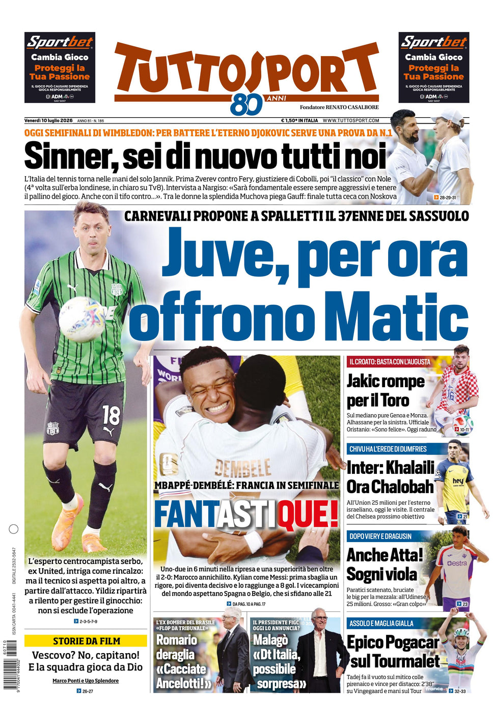Nuovo TuttoSport - Nazionale - 30 Giorni bundle Full