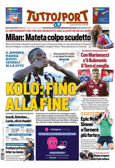Tuttosport - Nazionale - 7 Giorni