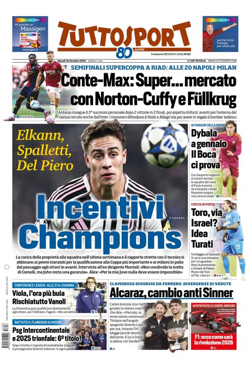 Tuttosport - Nazionale - 7 Giorni
