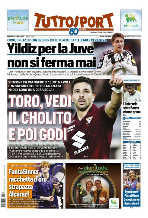 Tuttosport - Nazionale - 7 Giorni