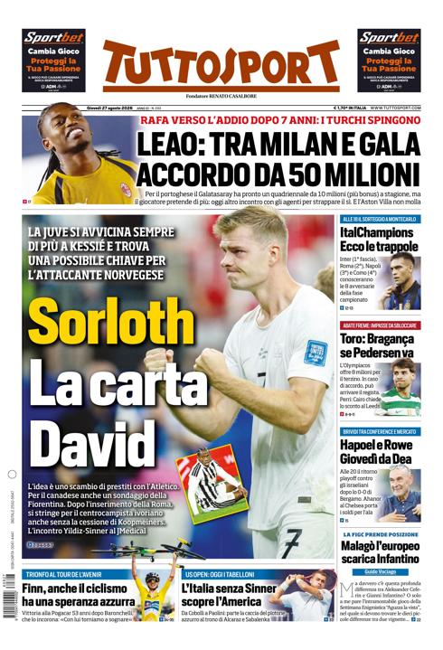 Tuttosport - Nazionale - 7 Giorni