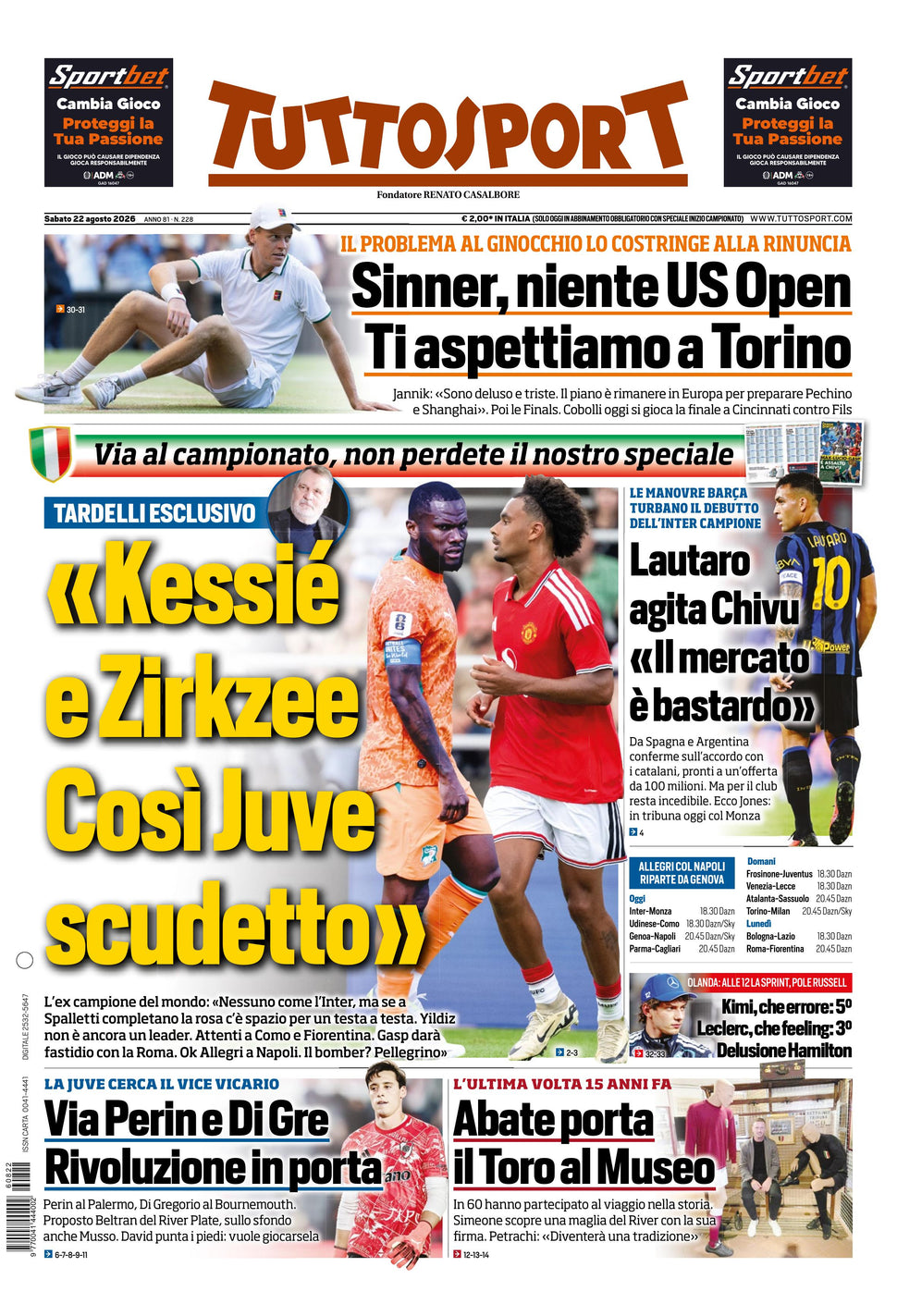 Nuovo TuttoSport - Nazionale - 30 Giorni bundle Full