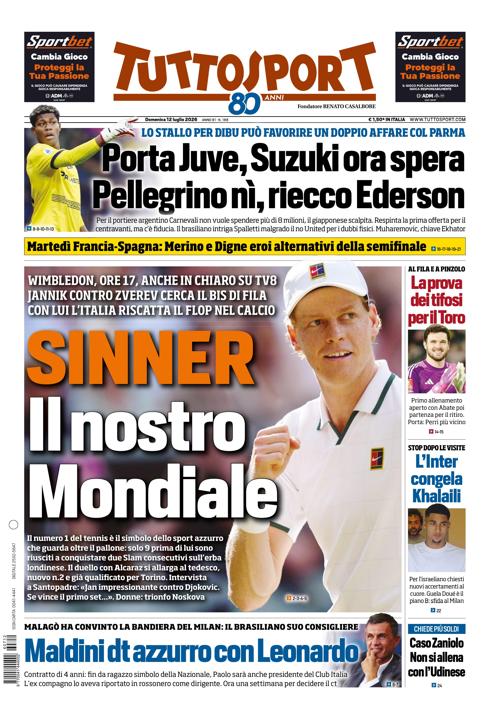 Tuttosport - Nazionale - 7 Giorni