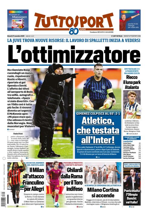 Tuttosport - Nazionale - 7 Giorni