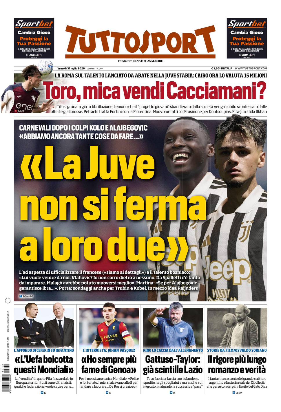 Nuovo TuttoSport - Nazionale - 30 Giorni bundle Full