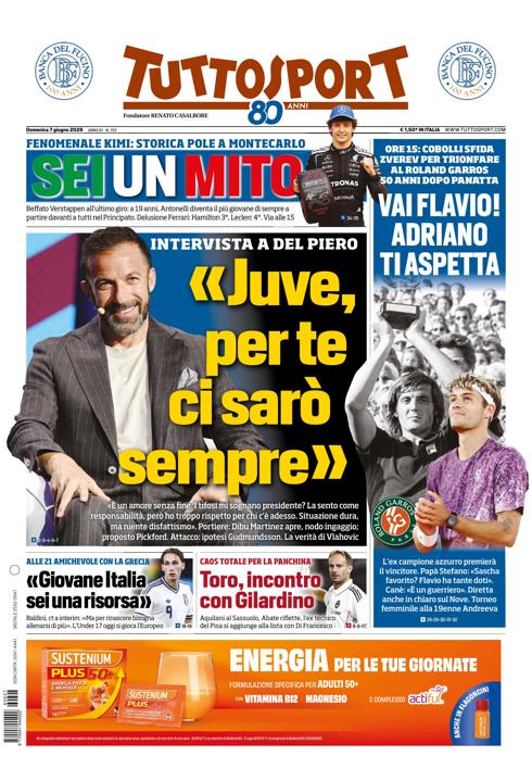 Tuttosport - Nazionale - 7 Giorni