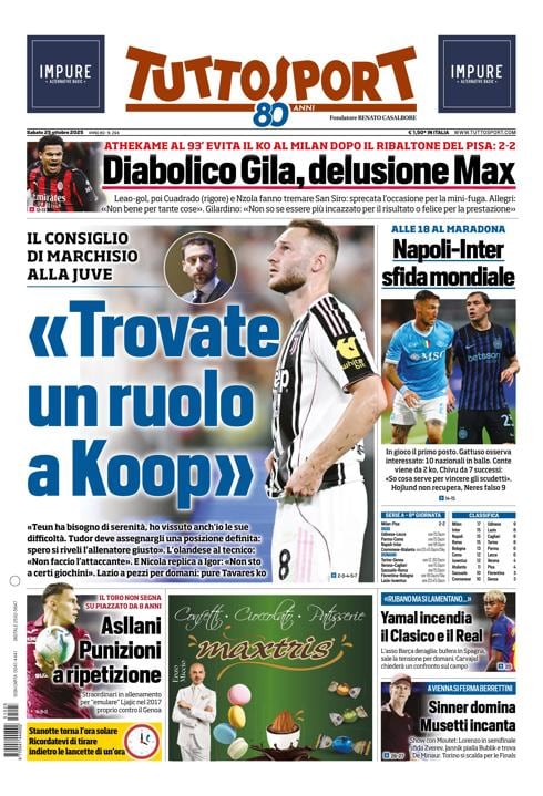 Tuttosport - Nazionale - 7 Giorni