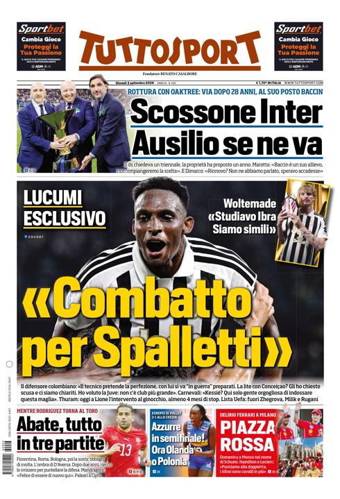 Tuttosport - Nazionale - 7 Giorni
