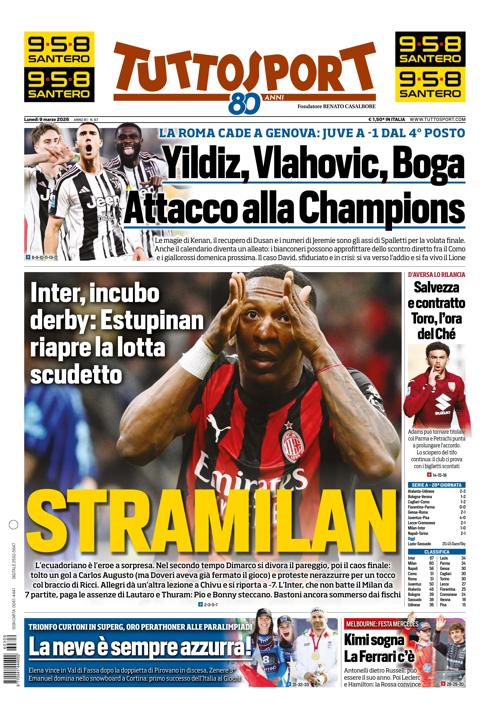 Tuttosport - Nazionale - 7 Giorni