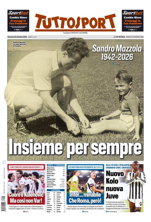 Tuttosport - Nazionale - 7 Giorni