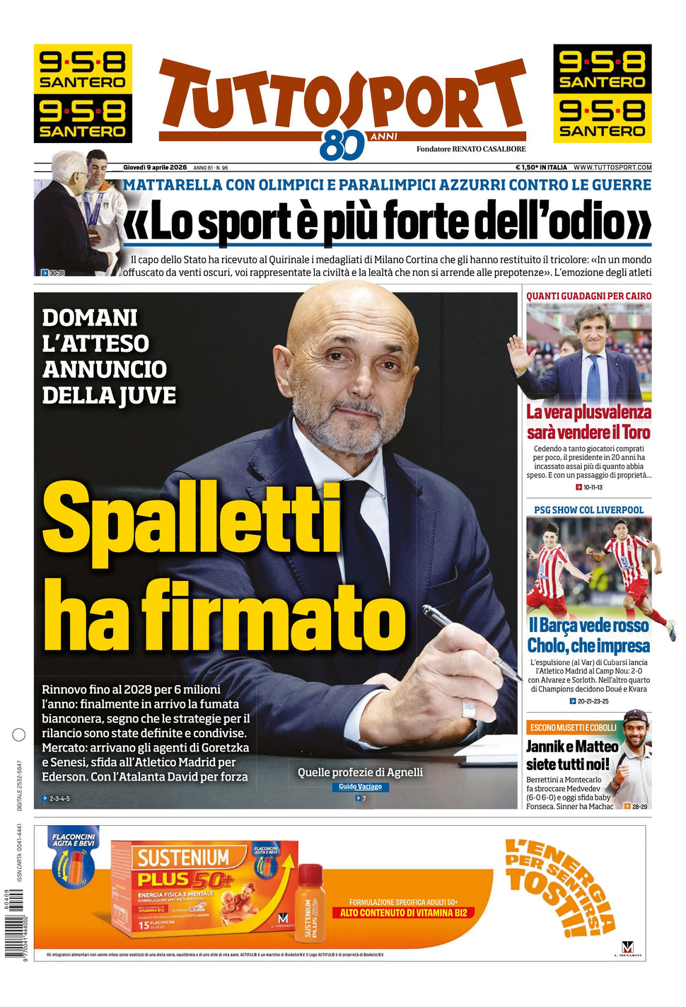 Nuovo TuttoSport - Nazionale - 30 Giorni bundle Full
