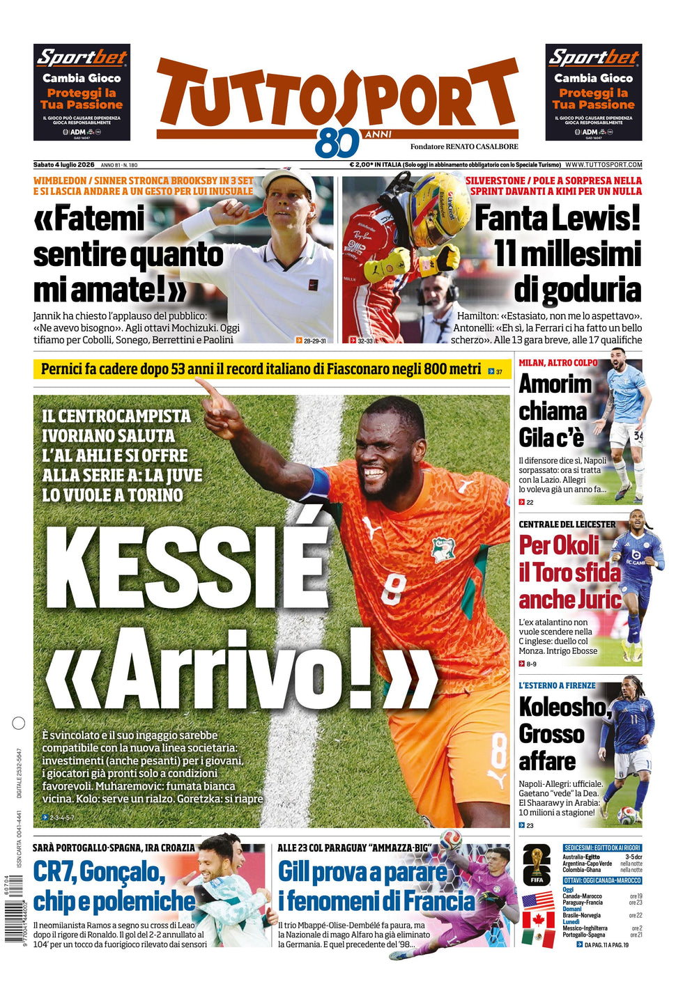 Nuovo TuttoSport - Nazionale - 30 Giorni bundle Full