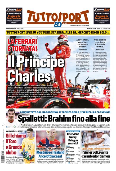 Tuttosport - Nazionale - 7 Giorni