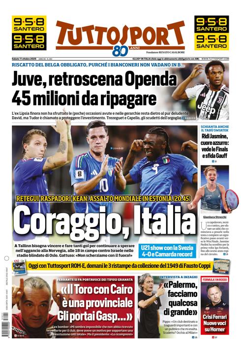 Tuttosport - Nazionale - 7 Giorni