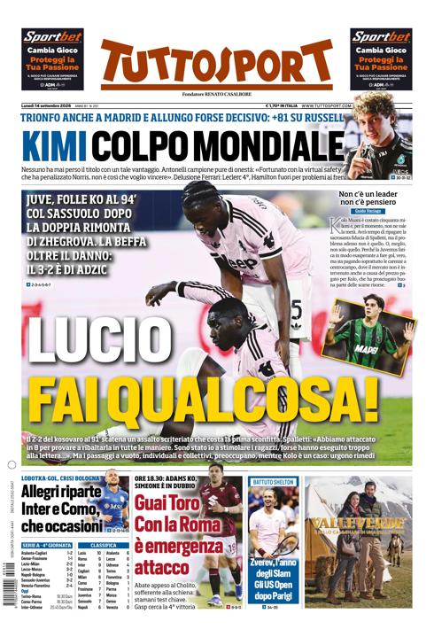 Tuttosport - Nazionale - 7 Giorni