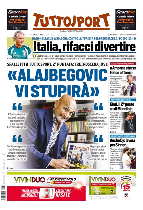 Tuttosport - Nazionale - 7 Giorni
