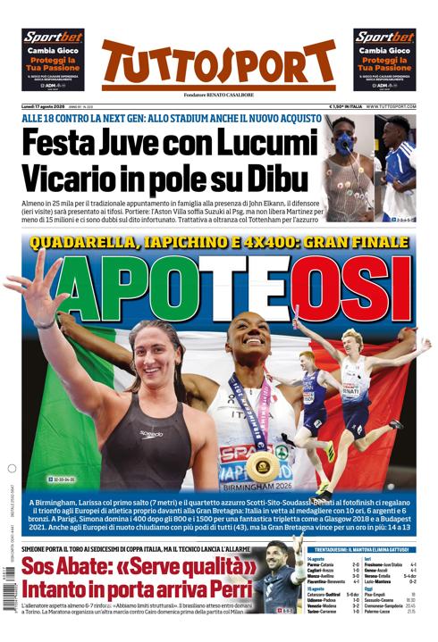 Tuttosport - Nazionale - 7 Giorni