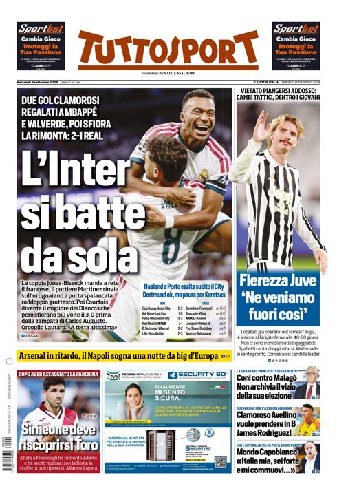 Tuttosport - Nazionale - 7 Giorni