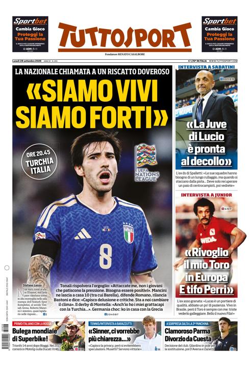 Tuttosport - Nazionale - 7 Giorni