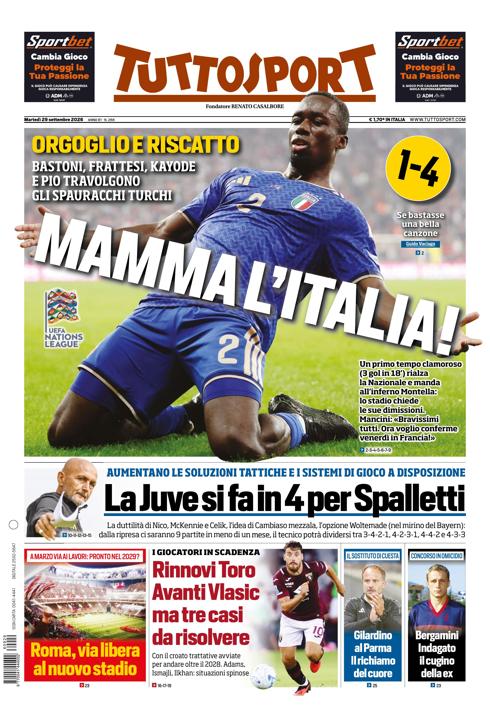 Tuttosport - Nazionale - 7 Giorni