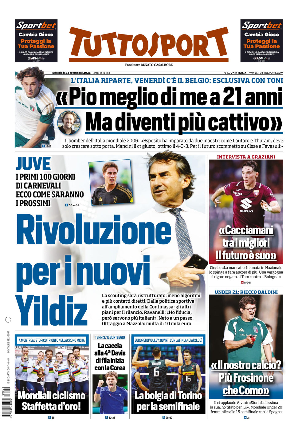 Nuovo TuttoSport - Nazionale - 30 Giorni bundle Full