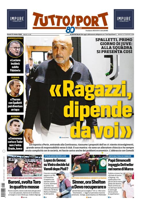 Tuttosport - Nazionale - 7 Giorni