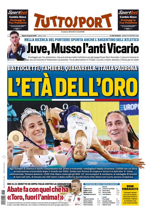 Tuttosport - Nazionale - 7 Giorni