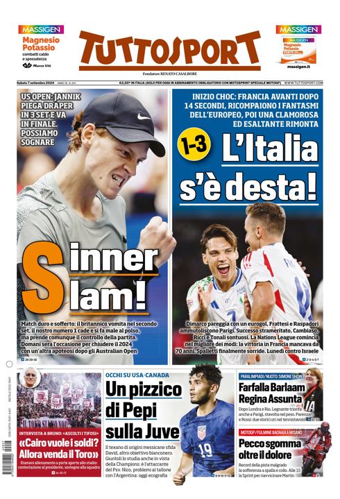 0823 TuttoSport - Nazionale - 30 Giorni