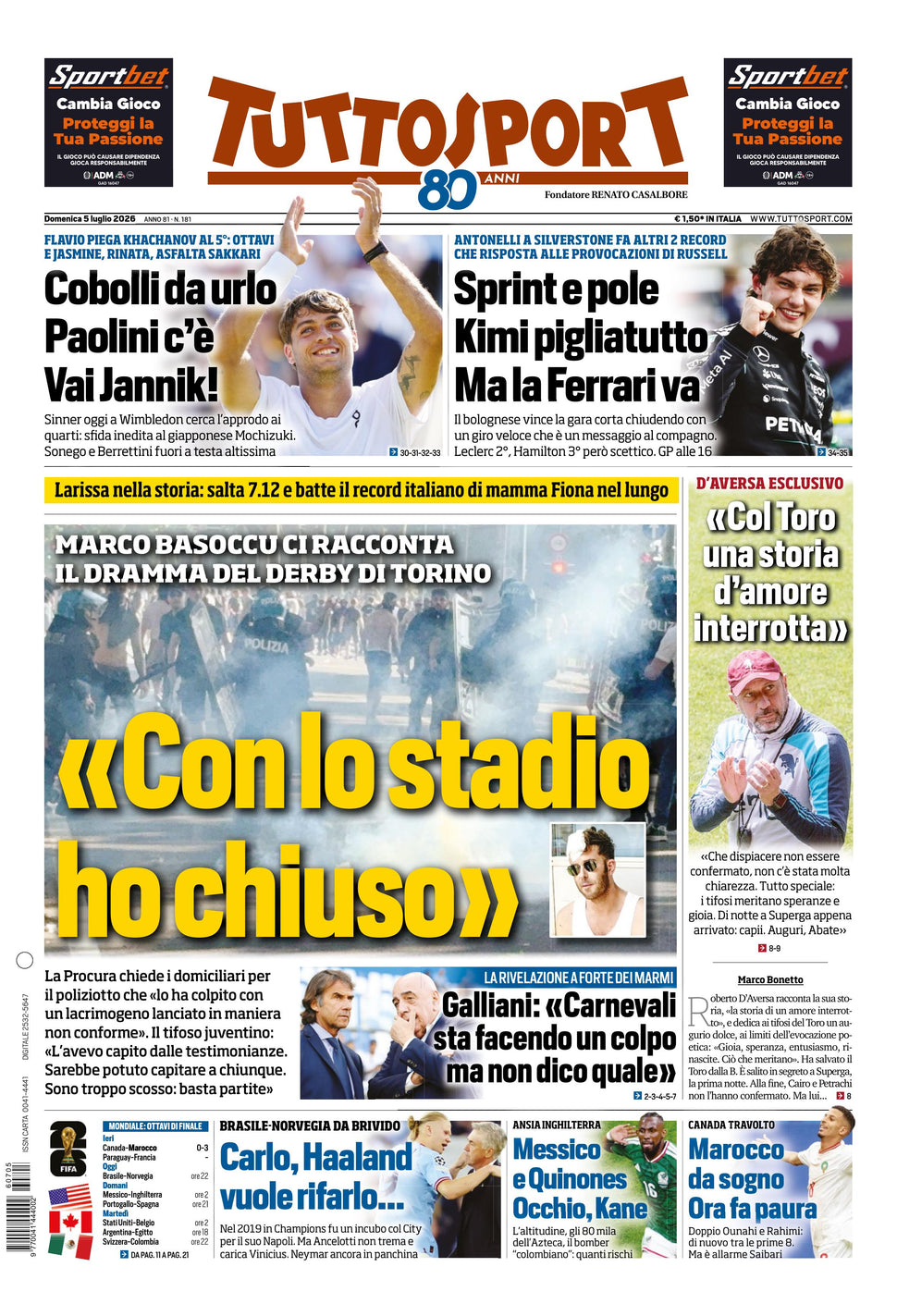 Nuovo TuttoSport - Nazionale - 30 Giorni bundle Full
