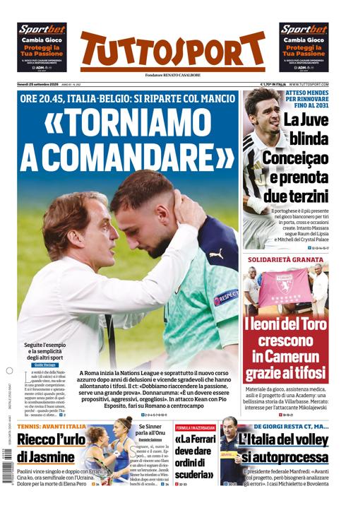 Tuttosport - Nazionale - 7 Giorni