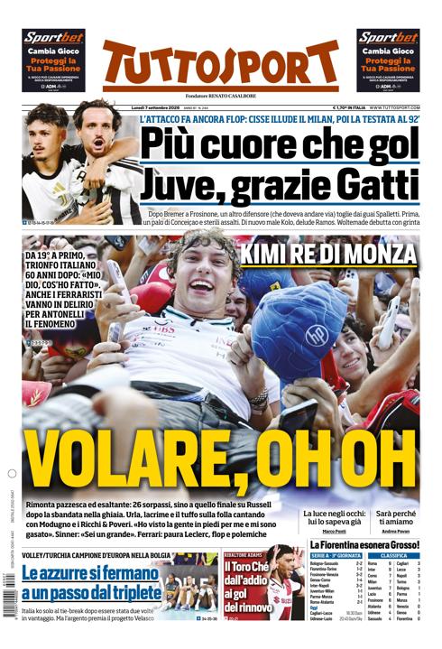 Tuttosport - Nazionale - 7 Giorni
