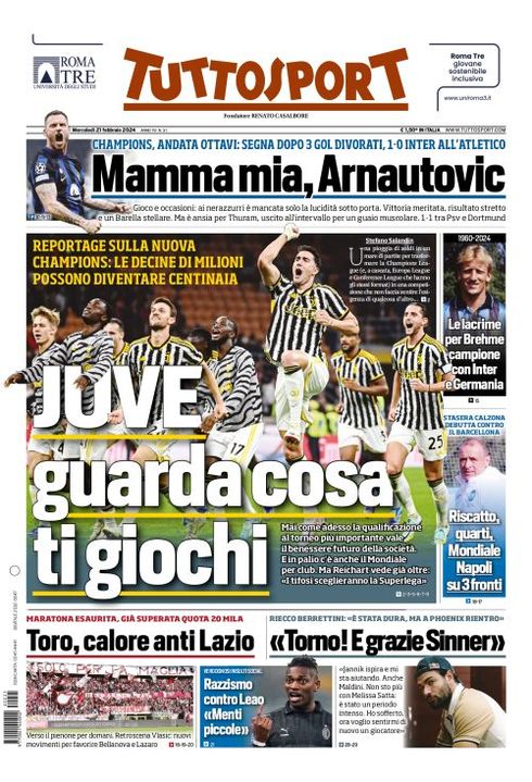 Tuttosport - Nazionale - 7 Giorni