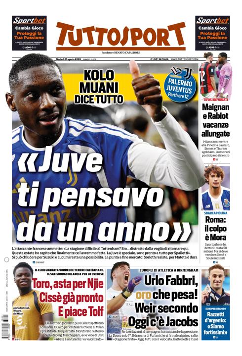 Tuttosport - Nazionale - 7 Giorni