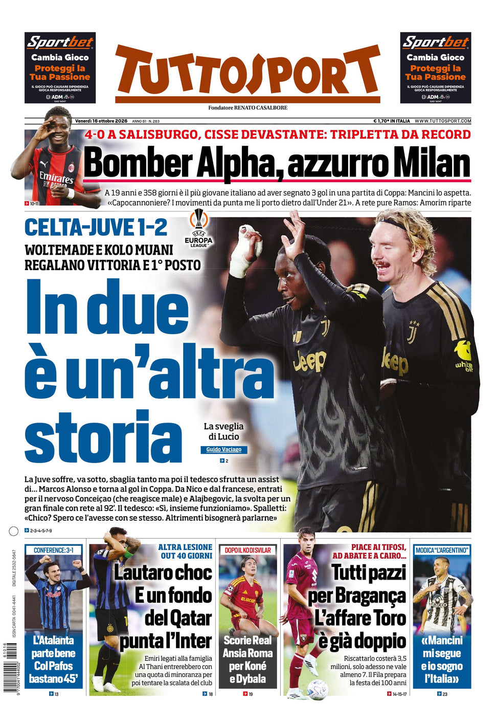 Nuovo TuttoSport - Nazionale - 30 Giorni bundle Full