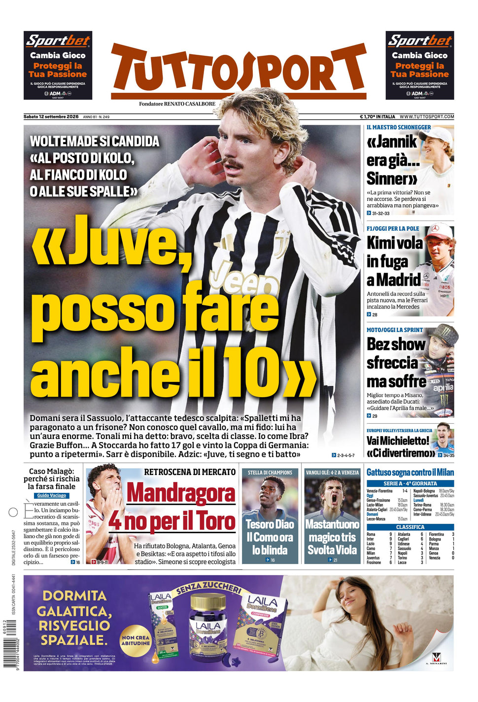 Nuovo TuttoSport - Nazionale - 30 Giorni bundle Full