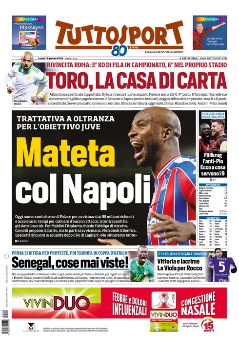 Tuttosport - Nazionale - 7 Giorni
