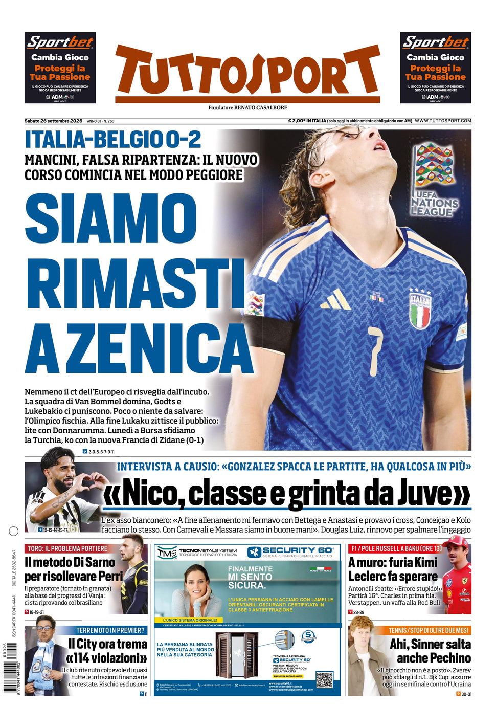 Nuovo TuttoSport - Nazionale - 30 Giorni bundle Full