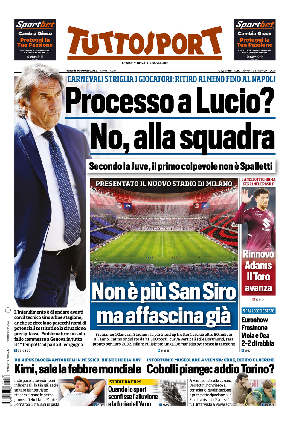 Nuovo TuttoSport - Nazionale - 30 Giorni bundle Full