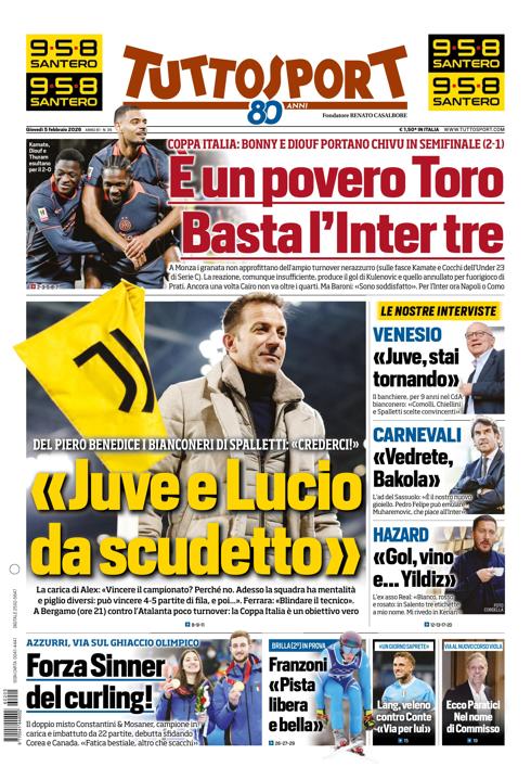 Tuttosport - Nazionale - 7 Giorni