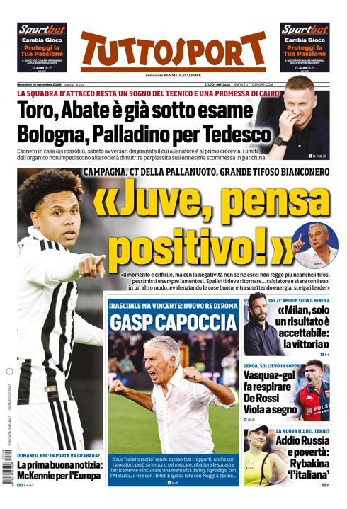 Tuttosport - Nazionale - 7 Giorni