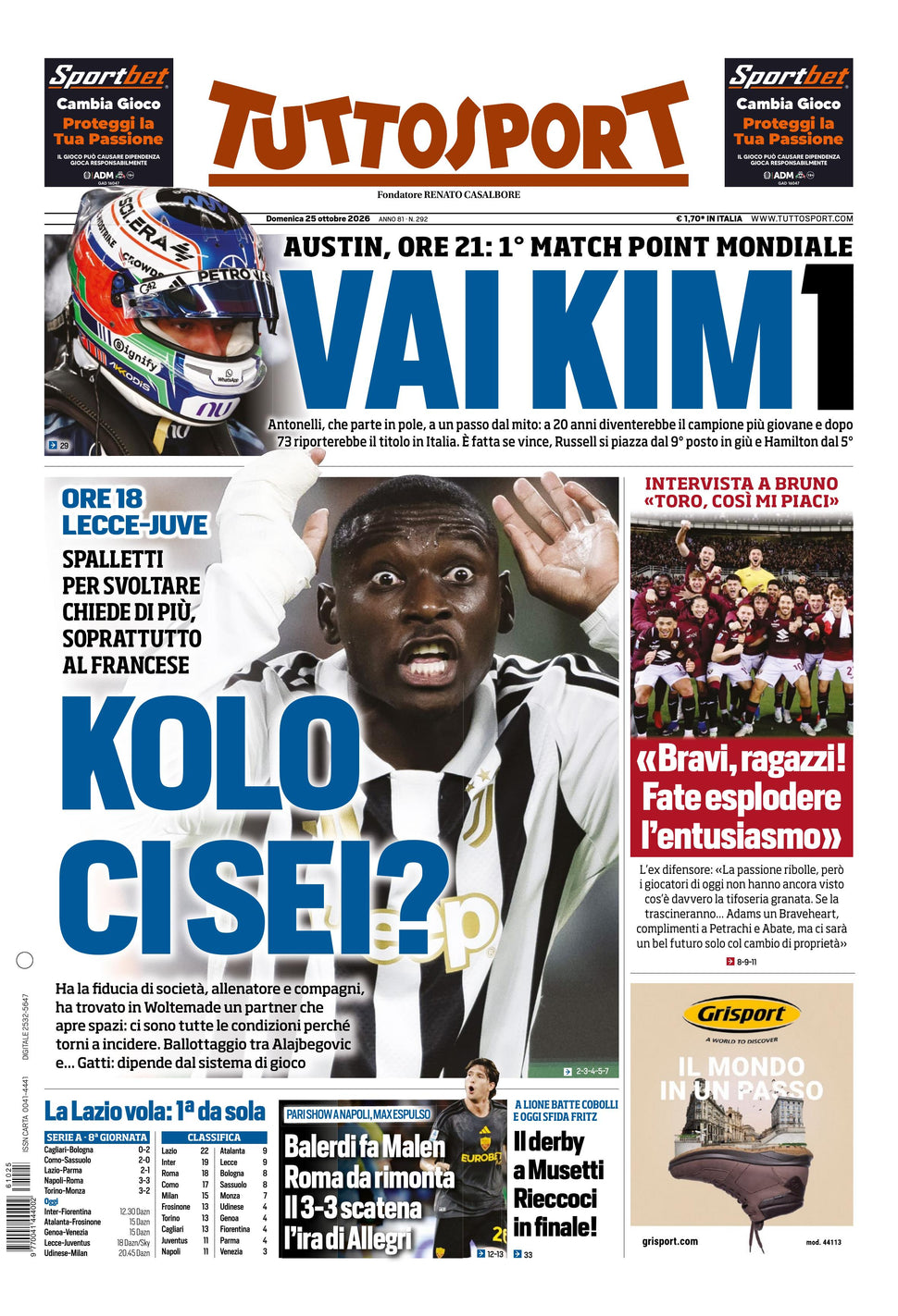 Nuovo TuttoSport - Nazionale - 30 Giorni bundle Full