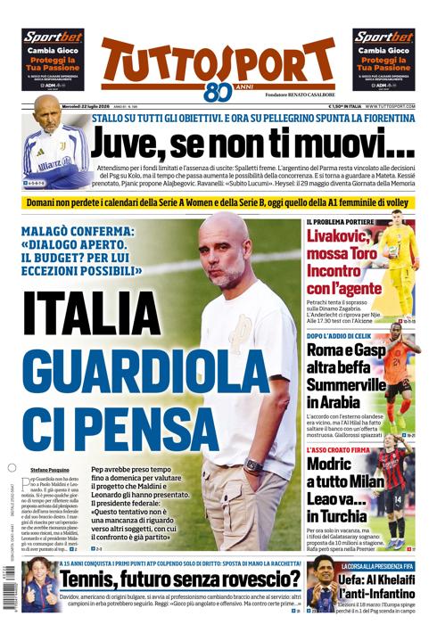 Tuttosport - Nazionale - 7 Giorni