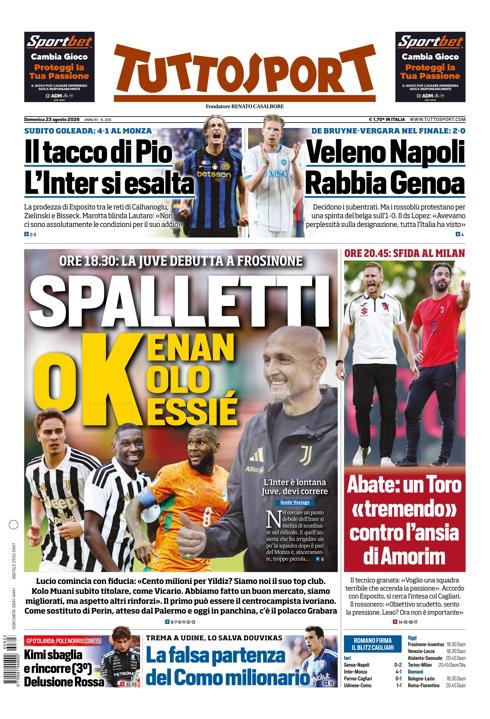 Tuttosport - Nazionale - 7 Giorni