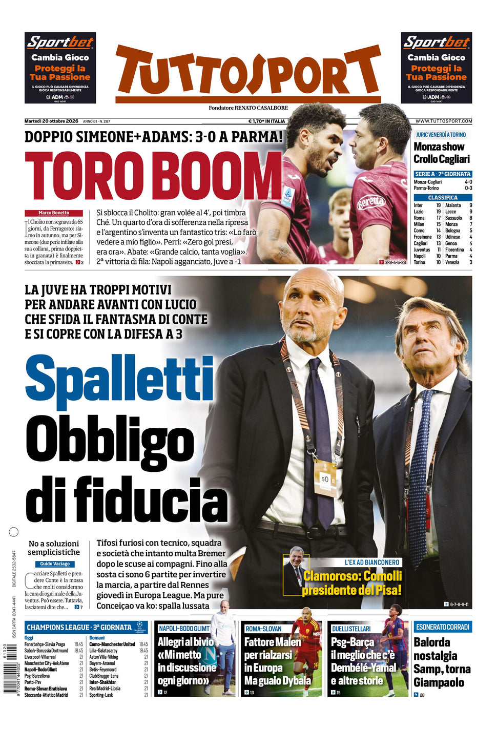 Nuovo TuttoSport - Nazionale - 30 Giorni bundle Full