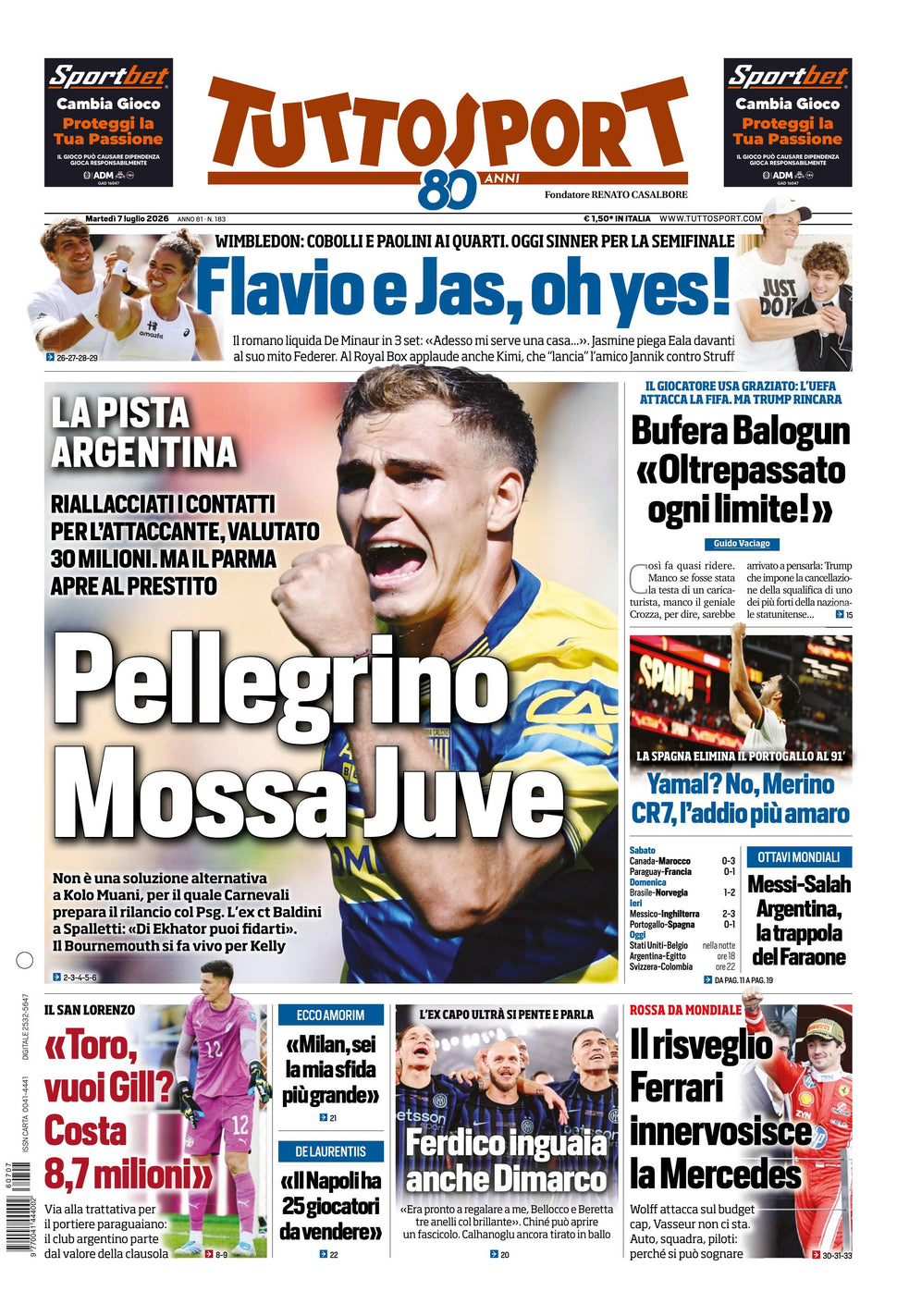 Nuovo TuttoSport - Nazionale - 30 Giorni bundle Full