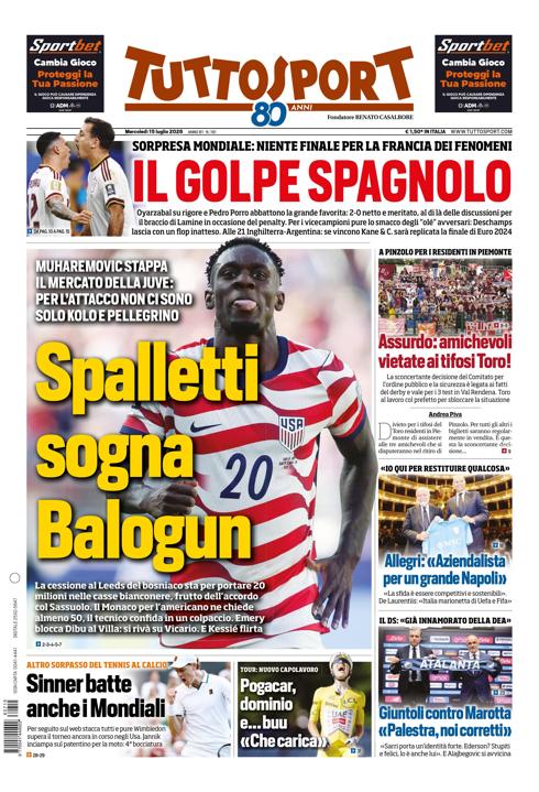 Tuttosport - Nazionale - 7 Giorni