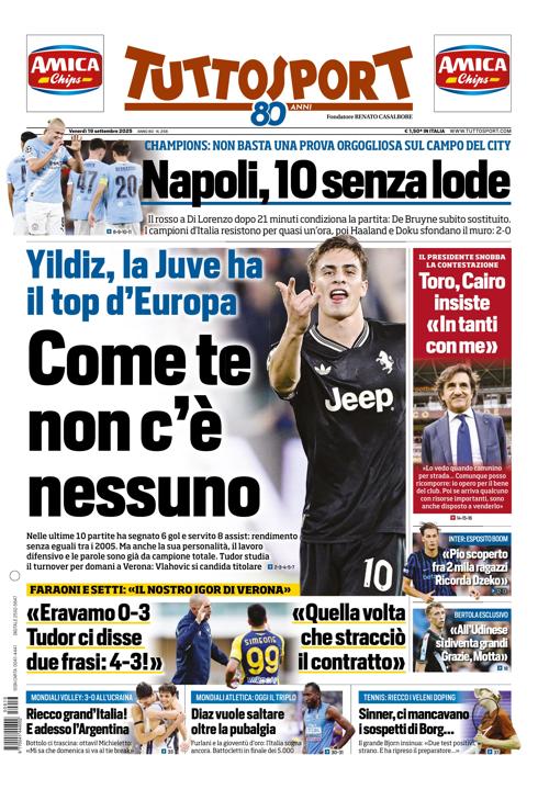 Tuttosport - Nazionale - 7 Giorni